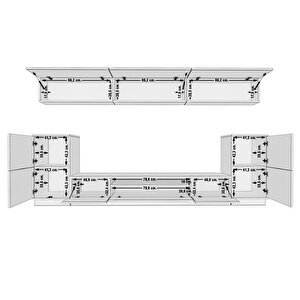 Trendstyle 9 Mdf Tv Ünitesi Tv Sehpası