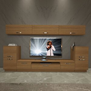 Trendstyle 9 Mdf Tv Ünitesi Tv Sehpası Naturel Ceviz