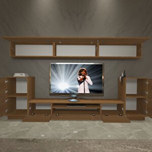 Trendstyle 9 Mdf Tv Ünitesi Tv Sehpası Naturel Ceviz
