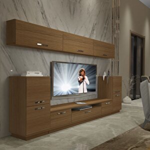Trendstyle 9 Slm Tv Ünitesi Tv Sehpası Naturel Ceviz