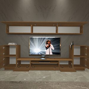 Trendstyle 9s Mdf Tv Ünitesi Tv Sehpası Naturel Ceviz