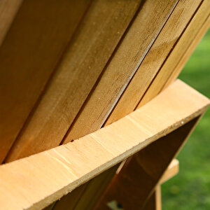 Ahşap Bahçe Sandalye Fındık Adirondack