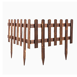 (toprak Üstü 80 Cm) Bahçe Çiti Ahşap Bahçe Çit Dekor Çit 80 cm