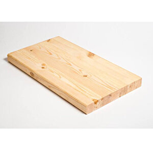 (ebat 21x29,7 Cm-kalınlık 30 Mm-1 Adet) Çam Masif Panel Ahşap Plaka Dekor Kendin Yap 21x29,7 cm