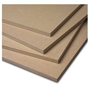 (ebat 10x10 Cm-kalınlık 4 Mm-100 Adet) Duralit Ham Mdf Panel Plaka 10x10 cm