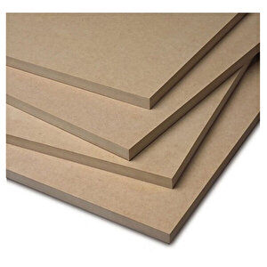 (ebat 30x30 Cm-kalınlık 18 Mm-5 Adet) Duralit Ham Mdf Panel Plaka 30x30 cm