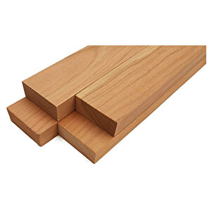 (1x4 Cm X 125 Cm 3 Adet) Kiraz Kereste Çıta Taslak Tahta Ve Ahşap Blok 125 cm