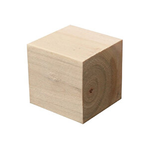 (7x7x7 Cm 10 Adet) Kavak Hobi Ahşap Küp 7x7x7 cm