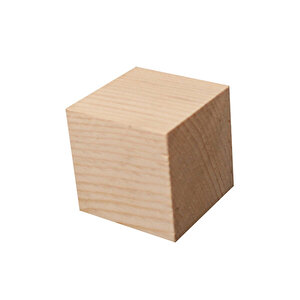 (9x9x9 Cm 6 Adet) Ladin Hobi Ahşap Küp 9x9x9 cm