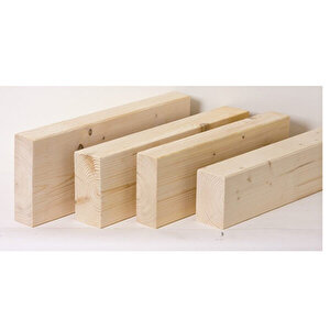 (6x6 Cm X 50 Cm 4 Adet) Ladin Kereste Çıta Taslak Tahta Ve Ahşap Blok 50 cm