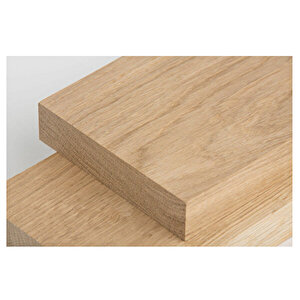 (4x4 Cm X 25 Cm 4 Adet) Meşe Kereste Çıta Taslak Tahta Ve Ahşap Blok 25 cm