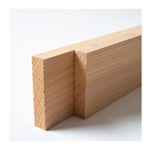 (6x6 Cm X 90 Cm 1 Adet) Sedir (katran) Kereste Çıta Taslak Tahta Ve Ahşap Blok 90 cm