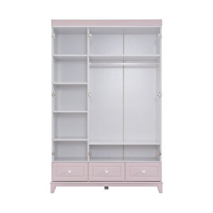 Plus Montessori 3 Kapaklı Dolap - Pembe