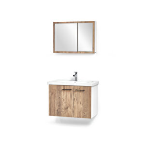 Terra 60 CM Meşe Banyo Dolabı 60 cm