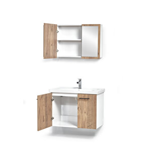 Terra 60 CM Meşe Banyo Dolabı 60 cm
