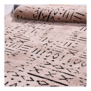 Crea Vena İskandinav Kahverengi Kilim 68011 100x300 cm
