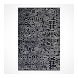 Crea Vena İskandinav Antrasit Kilim 68016 80x150 cm