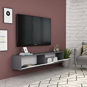İnel Tv Ünitesi Antrasit-beyaz