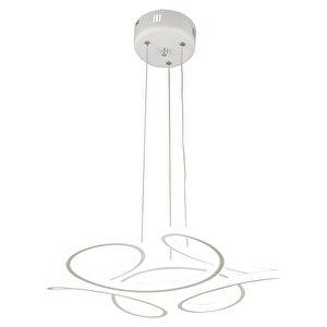 Aldo Beyaz Sarkıt 140 Watt Sarkıt 3 Renkli Ledli Modern Mutfak Banyo Led Salon Sarkıt Avize