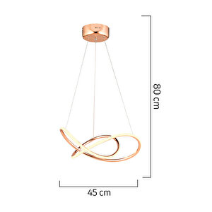 Belina Rosegold Sarkit 48 Watt Led Avize