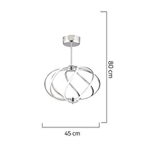 Gestel Krom Sarkit 88 Watt Led Avize