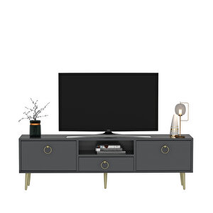 Drop Tv Ünitesi Antrasit-Altın