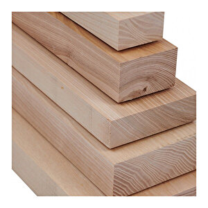 (1x1 Cm X 50 Cm 1 Adet) Dişbudak Kereste Çıta Tahta Ash Timber Taslak 50 cm