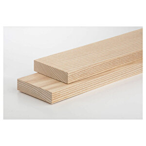 (1,5x4,5 Cm X 25 Cm 1 Adet) Dişbudak Kereste Çıta Tahta Ash Timber Taslak