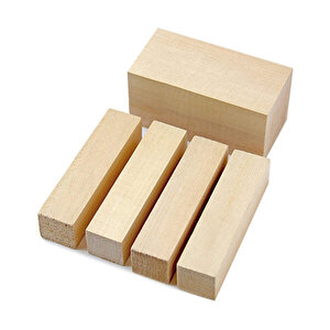 (3x3 Cm X 75 Cm 1 Adet) Ihlamur Çıta Kereste Tahta Linden Timber Taslak 75 cm