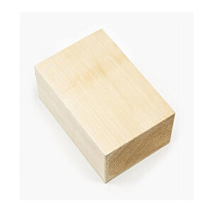 (1x1 Cm X 190 Cm 5 Adet) Ihlamur Kereste Çıta Tahta Linden Timber Taslak