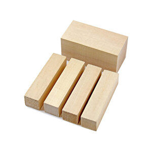 (9x9 Cm X 125 Cm 1 Adet) Ihlamur Kereste Çıta Tahta Linden Timber Taslak 125 cm