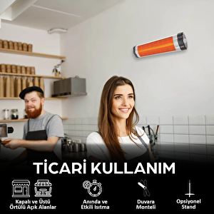 Ufo S/2400 W Duvar Tipi Isıtıcı - Termostatlı