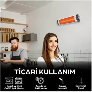 Star 1900 Watt Duvar Tipi Termostatlı Isıtıcı