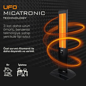Micatronic 2400 Watt Termostatlı Kule Tipi Isıtıcı