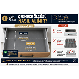 Netaks çekmece Içi Kepçelik 40*49 Cm