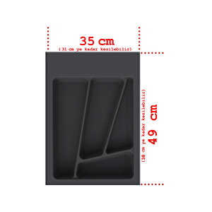 Netaks çekmece Içi Kepçelik 35*49 Cm