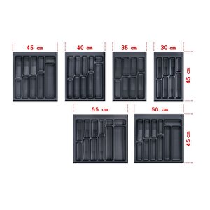 Netaks çekmece Içi Kaşiklik 45*45 Cm