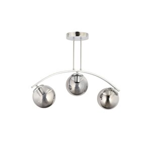 Küre Modern Avize E27 36w 60cm Metal Krom Dorbien-fz-7391-3k