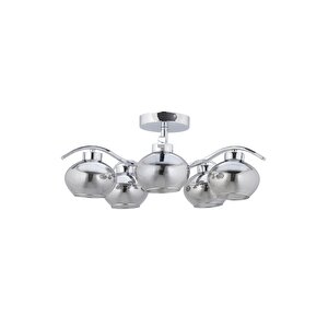 Vacuum Modern Avize E27 60w 65cm Metal Krom Dorbien-fz-7390-5k
