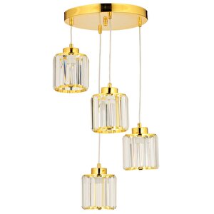 Bottle Modern Avize E27 48w 30cm Metal Gold Dorbien-fz-7383-4y-s