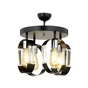 Speed Modern Avize E27 48w 30cm Metal Siyah Dorbien-fz-7380-4y-bsy