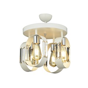 Speed Modern Avize E27 48w 30cm Metal Beyaz Dorbien-fz-7380-4y-b