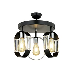 Speed Modern Avize E27 36w 40cm Metal Siyah Dorbien-fz-7380-3y-bsy