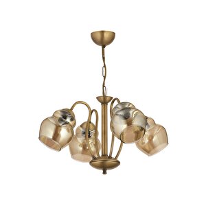 Glass Modern Avize E27 48w 50cm Metal Eskitme Dorbien-fz-7105-4e