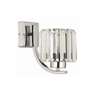 Cup Aplik E27 12w 12x18cm Metal Krom Dorbien-fz-7657-ap-k