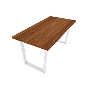 Tuana Masif Tik Renk 120x70 Cm Yemek Masası Cpt7032-120