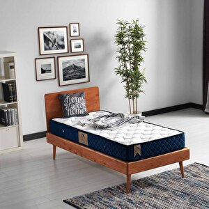 Blue Tek Kişilik Tavşan Tüyü Örme Kumaşlı Sünger Yatak 90x190