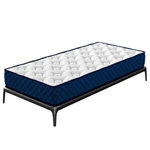 Argimo Blue Tek Kişilik Tavşan Tüyü Örme Kumaşlı Sünger Yatak 90x190