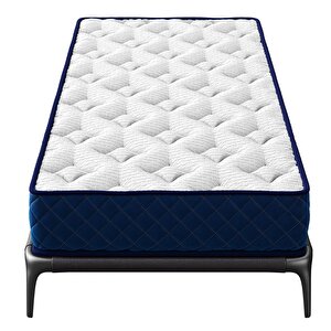 Argimo Blue Tek Kişilik Tavşan Tüyü Örme Kumaşlı Sünger Yatak 90x190