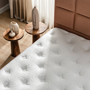US. Sleeping Ultra Ortopedik Touch Brown Orijinal Pedli Yaylı Yatak (26Cm) 90X200